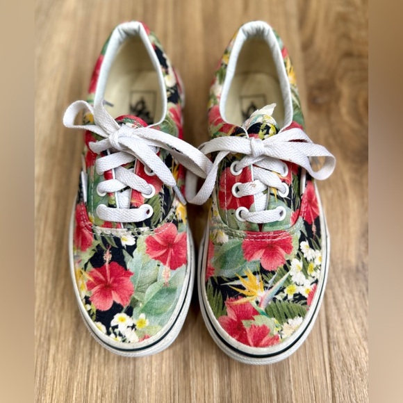 SNEAKERS BIMBA VANS ERA TELA SCARPE SHOES KIDS Size 2 - Picture 1 of 6